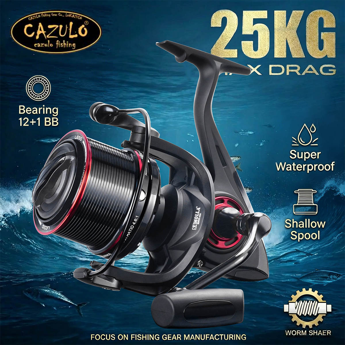 CAZULO Long Cast Spinning Reel - Daiwa Reel Bg review and price