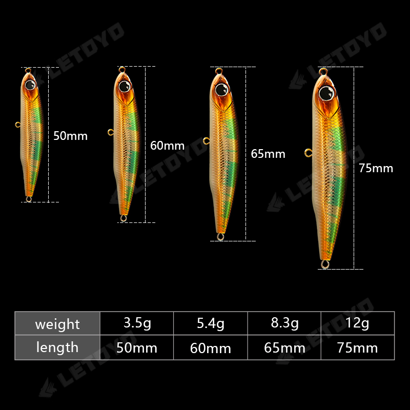 LETOYO Sinking Pencil 17g 12g- - Fishing Lure Spoon review and price