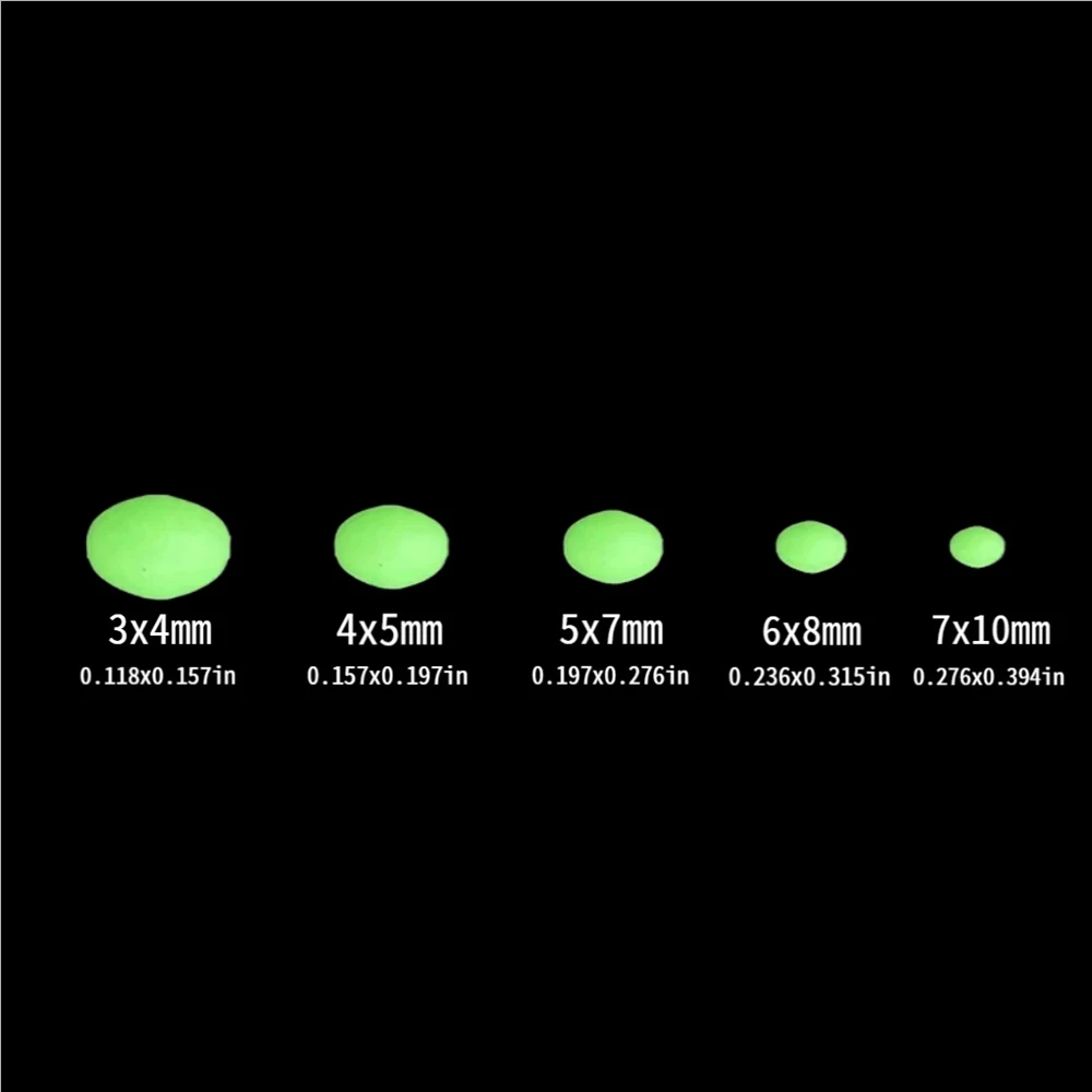 B 375Pcs/Set Night Luminous Fi - Fishing Lure Soft Plastic review and price