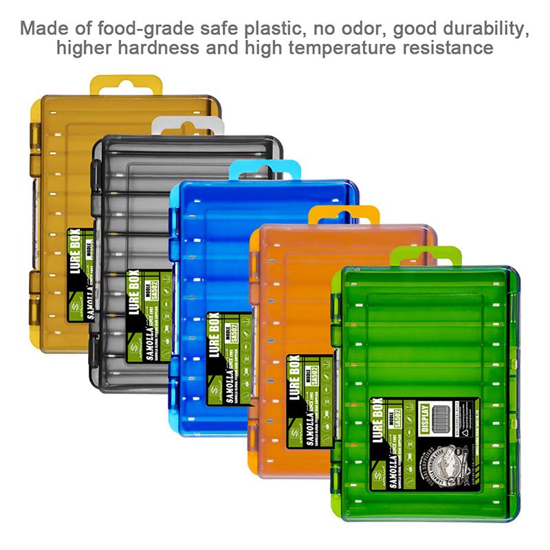 Double-Sided Compact Tackle Bo - Fishing Lure Box review and price